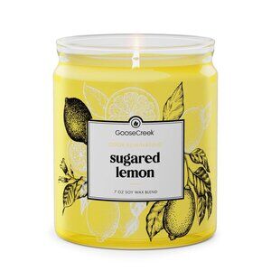 GOOSE CREEK Sugared Lemon ODOR ELIMINATING Candle NWT